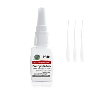 Super Glue for Plastic, Instantly  Adhesive for Plastic, Model, , Miniatures, PVC, Vinyl, ABS, PBT, PS, PA, PC, PM, MA, Nylon - Clear, , Heat-Resistant