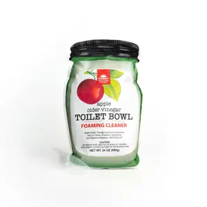 Foaming Toilet Cleaning Powder 24 oz Concentrated Powder with Apple Cider Vinegar. Scoop Included