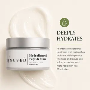 HydraRenewal Peptide Collagen Face Mask, Moisturizer Hydrating Mask for Sensitive Skin to Restore Radiant Complexion