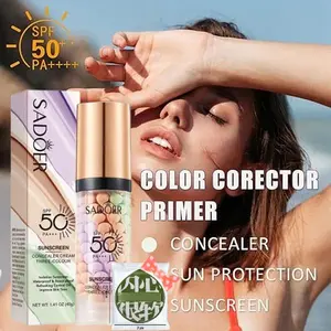 Game Changer! SADOER 3-Color Primer + FREE Soft Puff | SPF50 PA+++