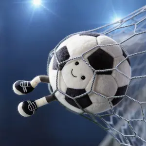Soccer Ball Plush Toy 11" 14" | Football Stuffed Sport Throw Pillow Men's Toy Gift for Kids Birthday