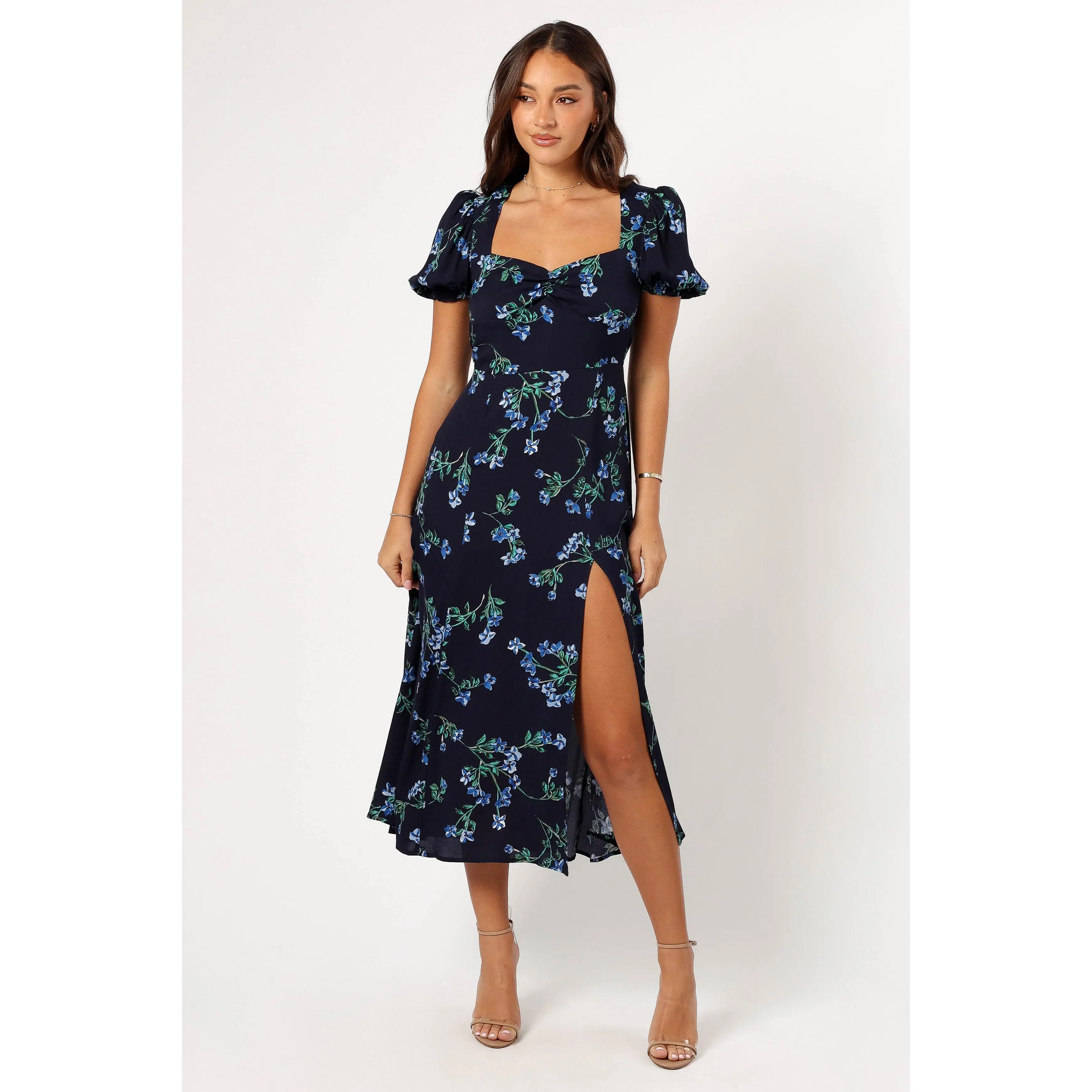 Hendrix Midi Dress - Midnight Blues