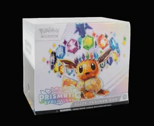 Pokémon TCG Scarlet & Violet Prismatic Evolutions Elite Trainer Box with 9 Booster Packs Eevee Promo Card & 65 Sleeves