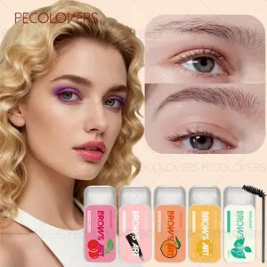 5pcs/set Eyebrow Styling Soap, Clear Eyebrow Shape, Waterproof Long-Lasting 3D Feather Effect, Easy Application Eyebrow Styling Wax, Christmas Gifrs