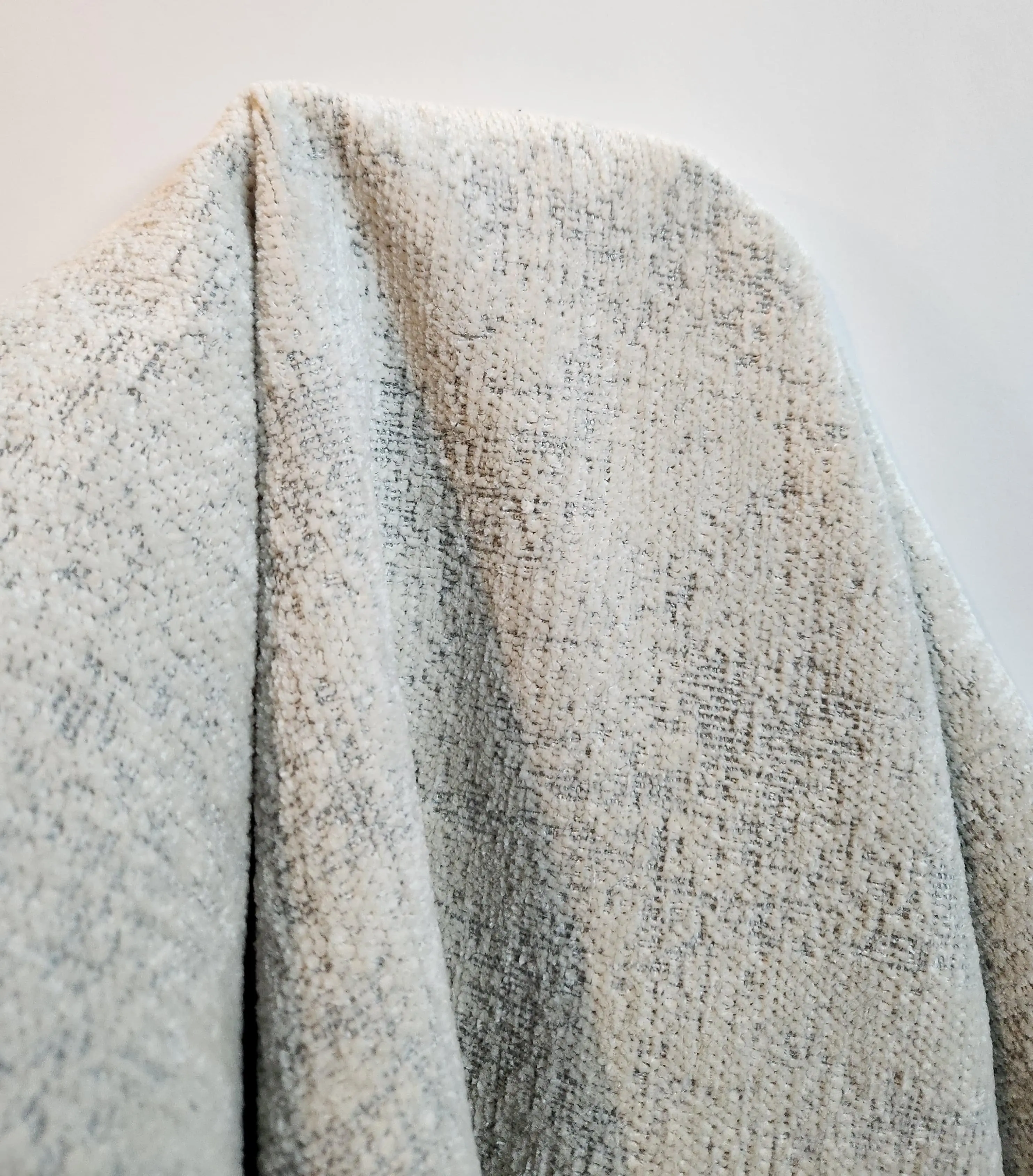 Premium Turkish Chenille Fabric in Cream Color (55 inch width)
