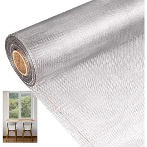304 Stainless Steel mesh Screen, Stainless Steel Screen 20 Mesh, 47in X 98ft Metal Woven Wire Mesh,Mesh Screen for Window Door Porch Patio Screening