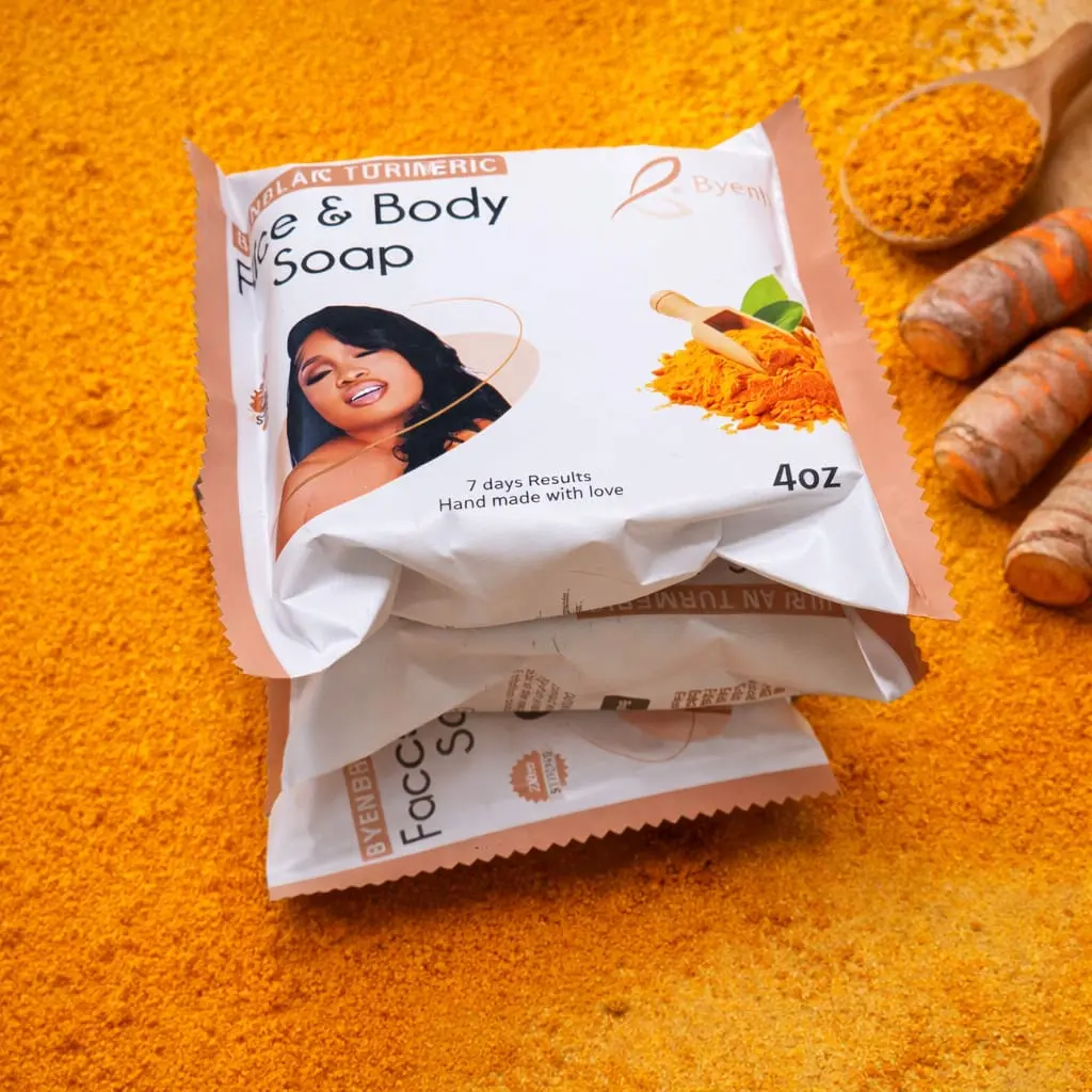 Tumeric glow beauty soap BARS
