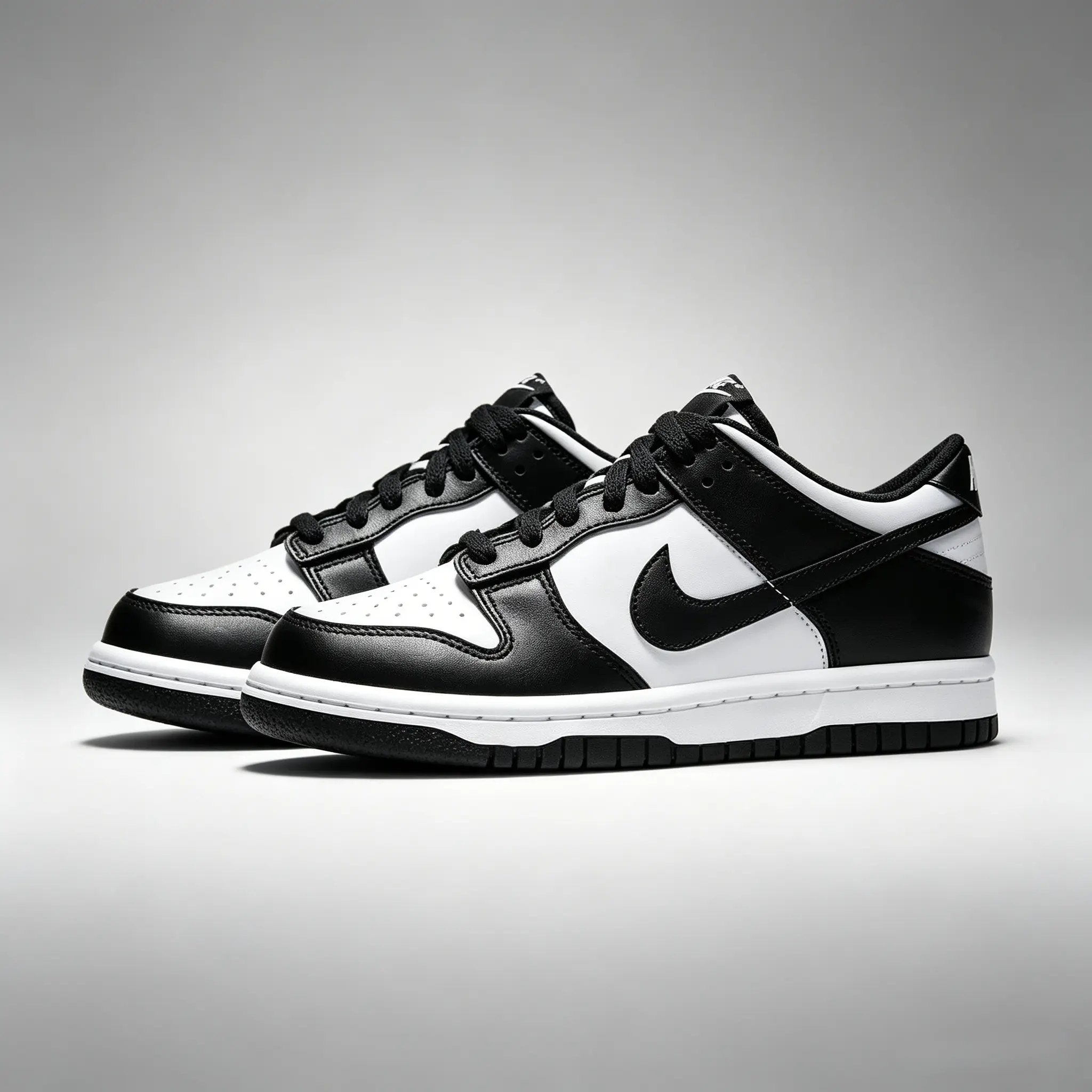 Nike Dunk Low GS 'Black White' Men's Athletic Sports Training Closed Casual Trainers, Style Code CW1590-100, Sports Shoes
