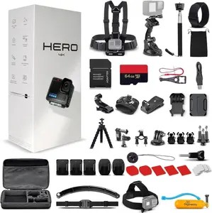 Go Pro HERO Compact - Waterproof Action Camera + 50 In 1 Accessory Bundle + More