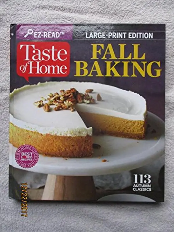 USED Book - Taste of Home Fall Baking Large Print Edition by Taste of Home (Unknown)