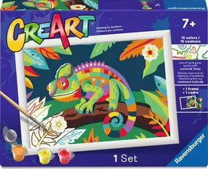 CreArt Colorful Chameleon 9.5" x 7"