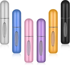 Perfume Travel Refillable Mini Spray Bottles Atomizer Travel Perfume Bottle Refillable Empty Cologne Travel Essentials for Women Mens Small Mister Spray Bottle for Travel Accessories 6 Pack 5ml/0.2oz