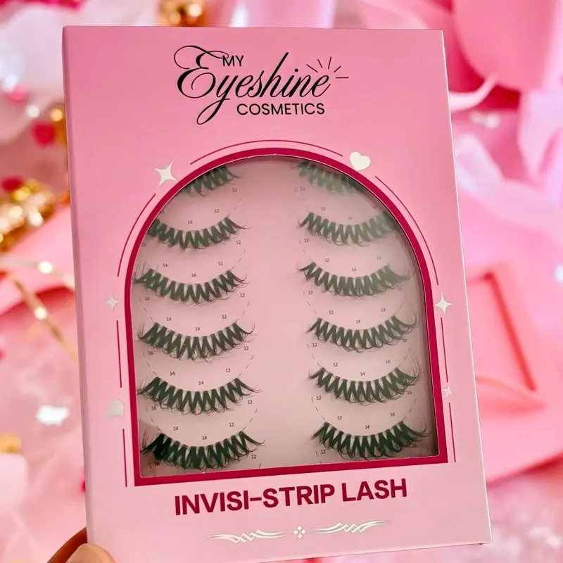 My Eyeshine Cosmetics Invisible Band Strip Lashes - Invisi-Strip Lash for Natural Look