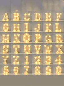 Single Letter Light-Up Decorative Lamp Valentine’s Day Declaration Night Light LOVE for Family Holidays Weddings Birthdays Bars Stores Outdoor Decoration Combining Atmosphere and Lighting Effects Highly Suitable for Parties and Celebration Events