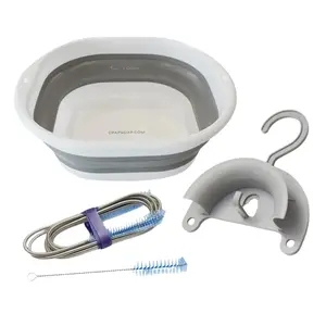 CPAP Clean Start Kit — Wash Basin, Brush Set & Hose Hanger