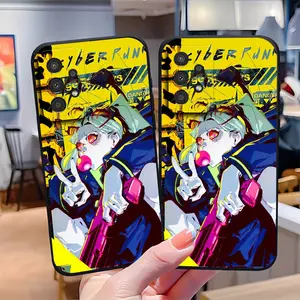 Cyberpunk 2077 Shock-Resistant Phone Cover, Featuring an Adorable Cartoon Design, Offers Comprehensive Protection with Durable TPU Material, Compatible with Samsung Galaxy S22/S23 S24 S25