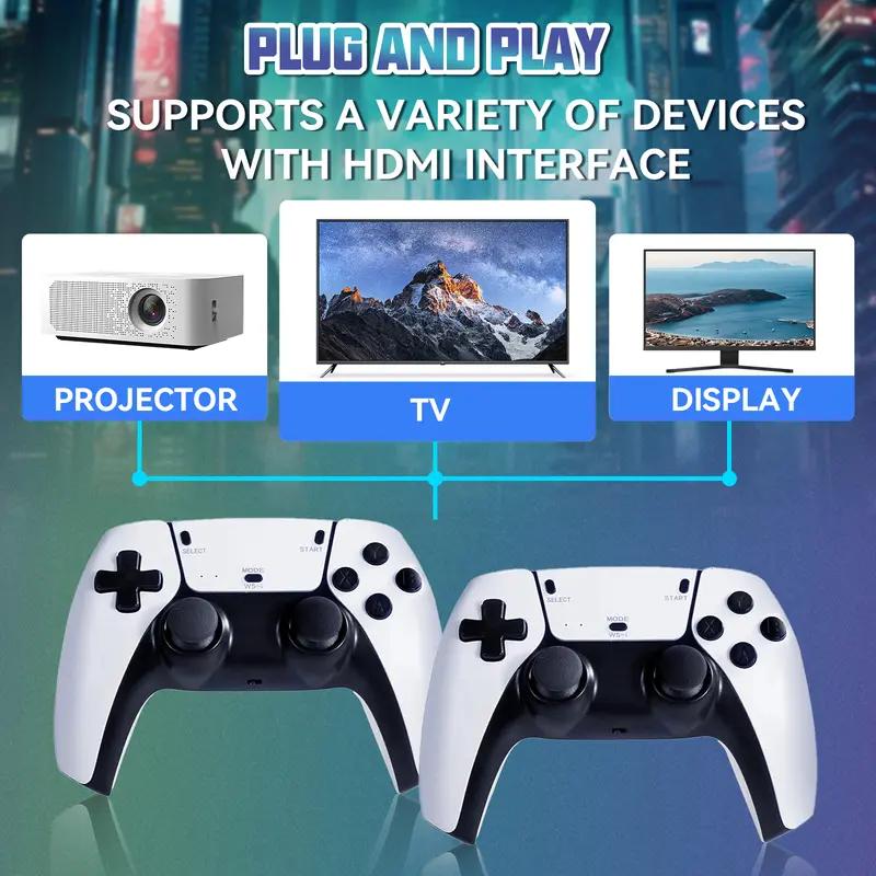 20000+ Games Wireless Retro Game Stick, Vintage Game Stick 4K HD Output System, 2.4G Wireless Controllers, 64GB TF Card for All Ages - Console,TikTokShopBlackFriday,Halloween Christmas New Year Gift