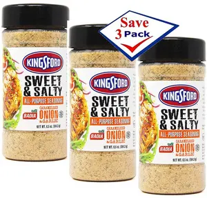 Kingsford Sweet & Salty All Purpose Seasoning, 6.5 oz, Pack of 3 - Seasoning for Grilling