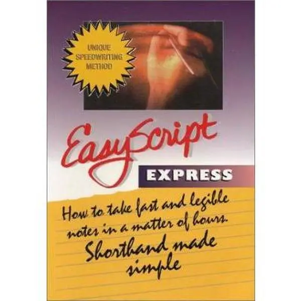 USED Book - EasyScript Express: Learn To Take Fast Notes in a Matter of Hours by Leonard Levin (Paperback) - english