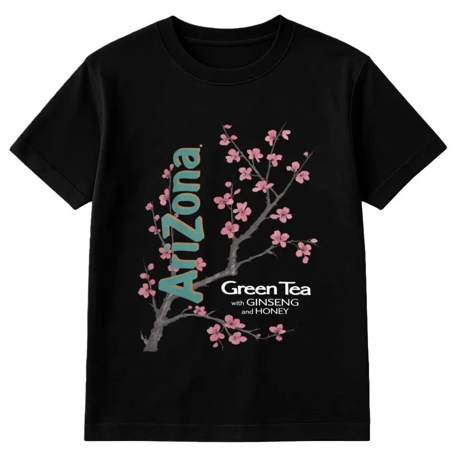 The Vintage Arizona Green Tea Cherry Blossom Shirt, Gift For Woman, Gift For Men, Womenswear Top Underwear Streetwear, Trending Shirt