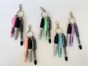 Pastel Mini Pen Set – Breakaway Keychain Pens , Nurse Teacher Gift