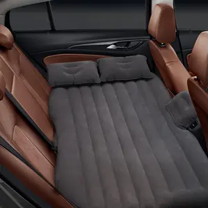 Car Bed - Camping Mattress for Car - Portable Travel Sleeping Bed Inflatable Mattress - Air Bed for Car Universal SUV Extended Air Couch with Two Air Pillows - Black