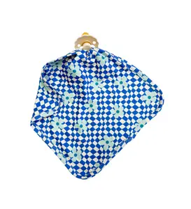 ROYAL BLUE WAVY CHECKER DAISY | LOVIE