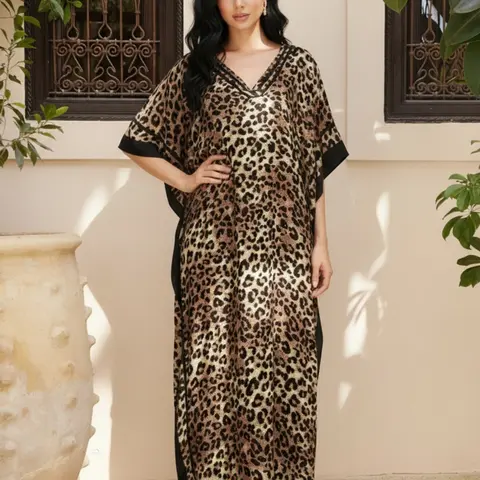 Women's All Over Print Dress, Boho Casual Comfy, Casual Soft Comfortable Dress for Beach Vacation Holiday, Ladies Clothes for All Seasons, Beach Dresses