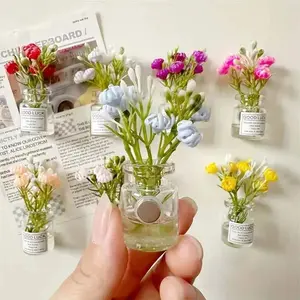 Mini Flower Vase Magnets (8-Piece Set)