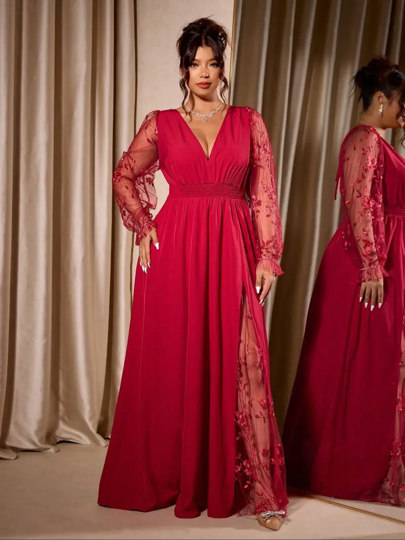 green emerald velvet dress LTP0180,Plus Size Burgundy Mermaid Prom Dresses Dark Red Long Evening –  Laylatailor Shop