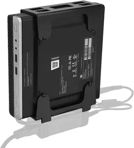 Metal Mount for  805/800/705 EliteDesk, 600/405/400 ProDesk Desktop Mini PC VESA Adapter,  Arm, Under Desk, Wall Mount (Black)