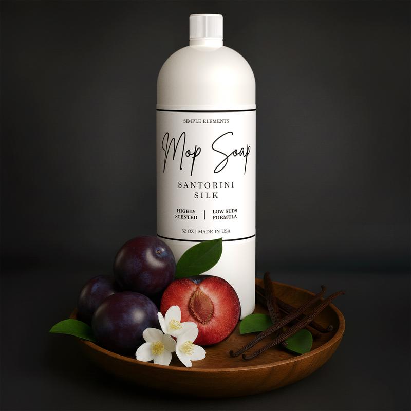 Simple Elements Mop Soap (3 Alluring Scents) – Highly Scented Mop Soap, Luxury Floor Cleaner with Low Suds, No Residue, for All Mop Types, Made in USA, 32 Oz