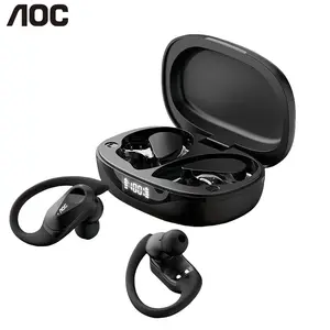 AOC ACT3521 Open Wireless Headphones with Bluetooth 5.4 for Easy, Fast Connection, 360° Panoramic Sound, Lightweight Ear‑Hook Design for Stable & Comfortable Wear, Wireless Earbuds for Music & Phone Calls