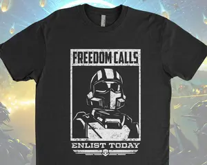 Personalized Helldivers 2 Shirt, Spread Democracy, Freedom Calls, Enlist Today, Helldivers 2 Shirt, Parody Shirt, Mash Up Shirt, Gift For Gamer, Hell Divers 2 Shirt, Super Earth, Space Marines 8KI08 6818