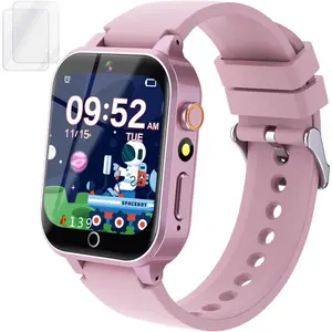 Kids Smart Watch Gift for Girls Age 5-12, 26 Games HD Touch Screen Watches With Video Camera, Music Player, Pedometer, Flashlight 12/24 hr Educational Toys Birthday Gifts for Girls Ages 7,8,9,10