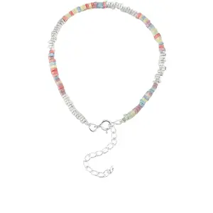 S925 sterling silver beaded bracelet for women, with colorful gemstones and macaron-style beads, unique design silver jewelry, suitable for gifting and daily wear