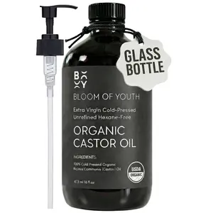 Bloom of Youth Organic Castor Oil + Pump
