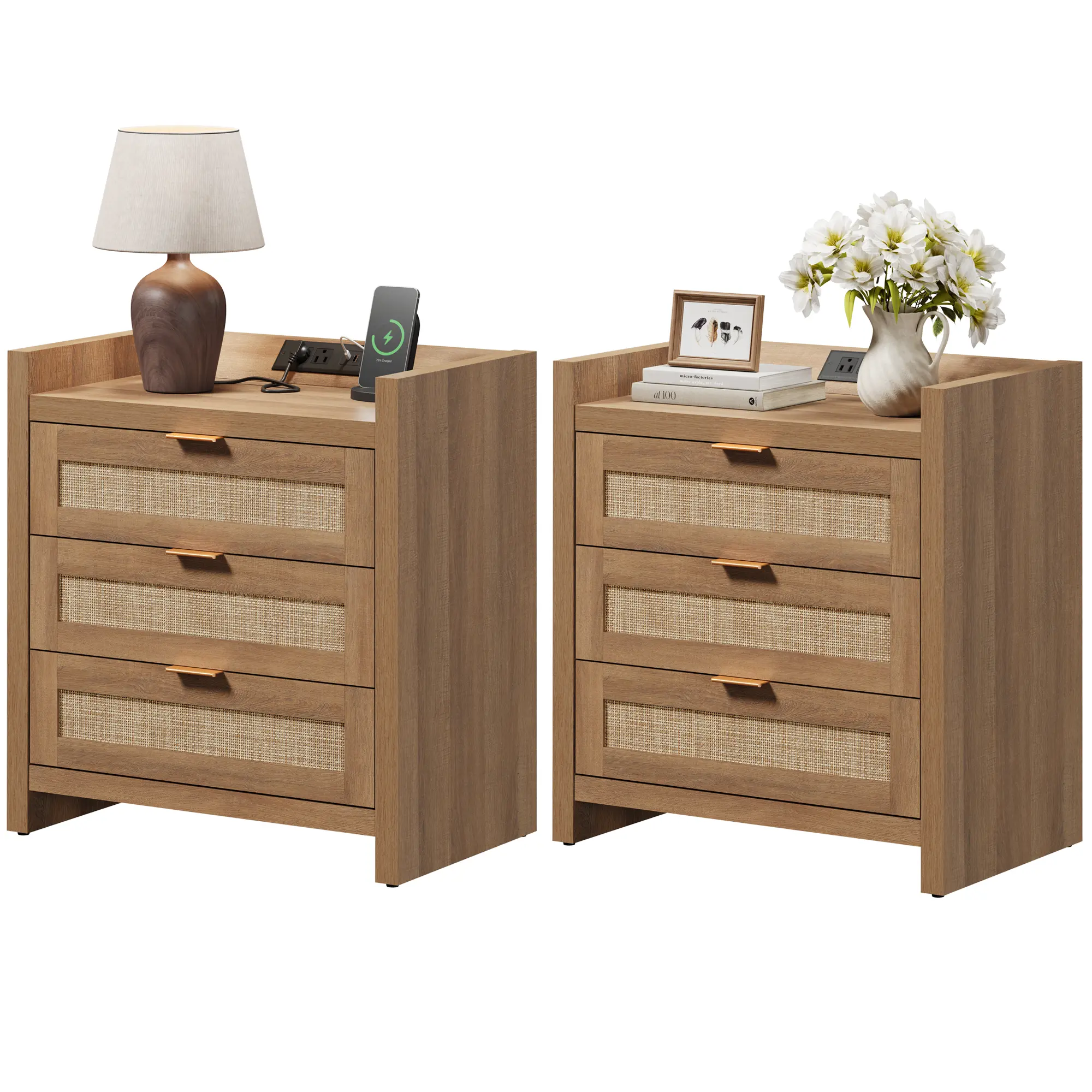 Natural Oak(3 Drawers)