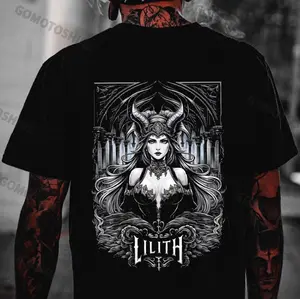 LILITH Evil Witch Print Men's T-Shirt
