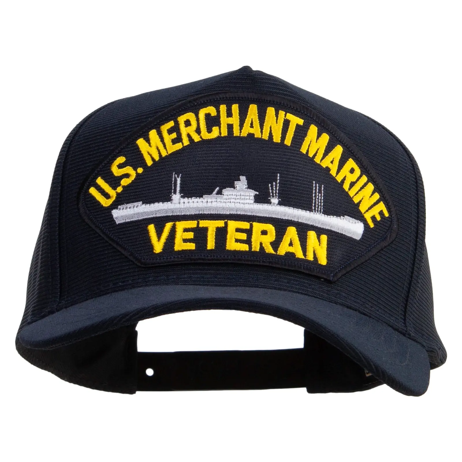 U.S. Merchant Marine Veteran Patched Snapback Hat Made in USA