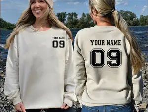 Personalized Unisex Sweatshirts – Custom Name and Number