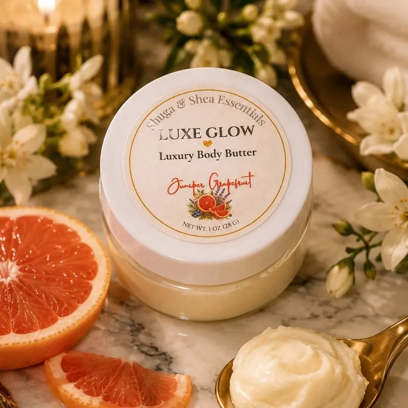 Juniper Grapefruit Luxe Glow Butter – Luxury Body Butter | 1 oz