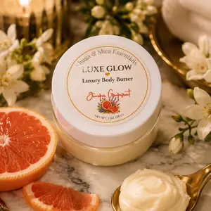 Juniper Grapefruit Luxe Glow Butter – Luxury Body Butter | 1 oz