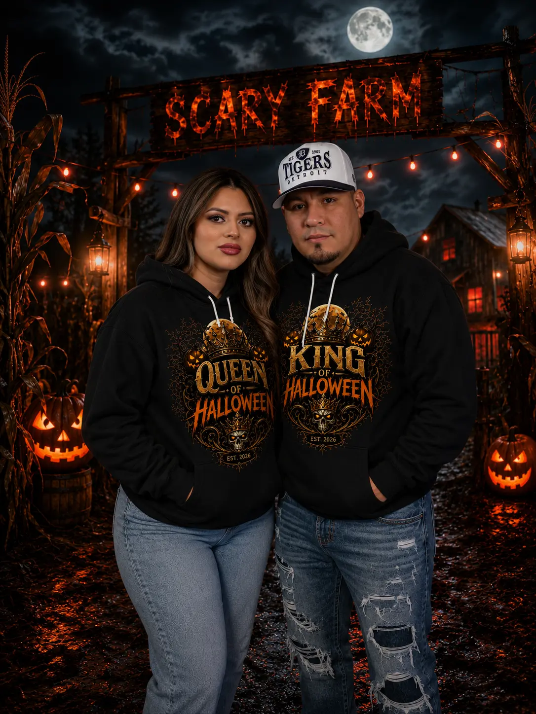 Queen of Halloween Hoodie