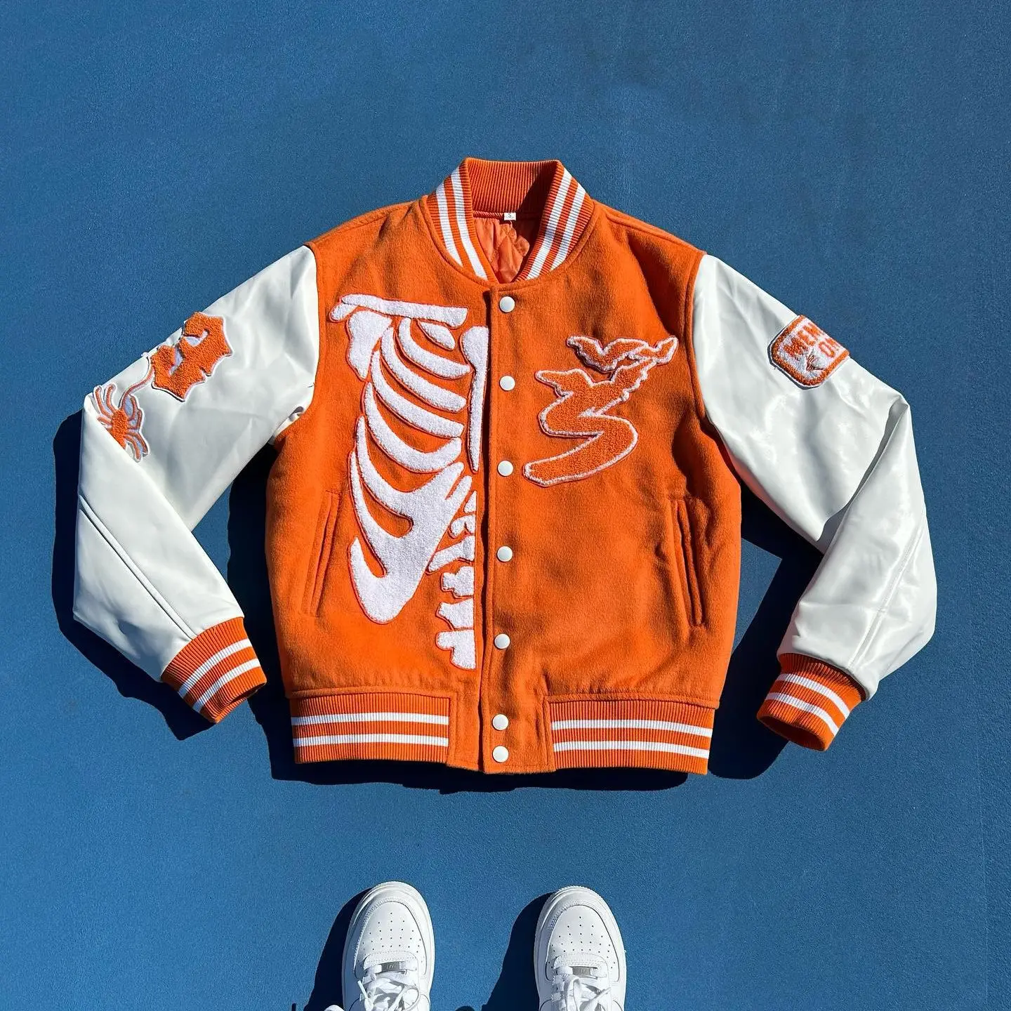 Men's Denim-effect Print Pocket Zipper Jacket, Loose Casual Long Sleeve Outerwear for Spring & Fall, Fashion Men's Clothes for Daily Wear, Coats Men's Denim-effect Print Pocket Zipper Jacket, Loose Casual Long Sleeve Outerwear for Spring & Fall, Fashion Men's Clothes for Daily Wear, Coats