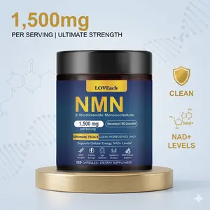 Supplement Nicotinamide Mononucleotide 1,500mg Per Ultimate 15-in-1 Complex,NMN 500mg with Vitamin C TMG CoQ10 Resveratrol KSM-66 Maca root Quercetin & Glutathione | Supports Cellular Energy & NAD+ Levels - Vitamin Dietary Supplement Healthcare