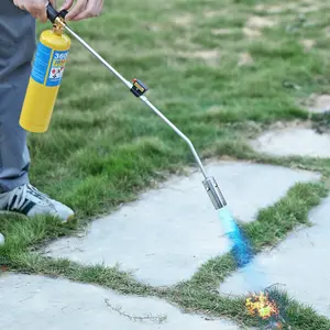 TAUSOM  Propane Weed Torch Burner with Auto Ignition, 36" Long Handle, Adjustable Heat Control – Heavy-Duty Weed Removal Torch for Driveways & Gardens – Great Black Friday Cyber Monday Christmas Gift (Tank Not Included)