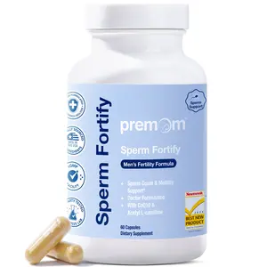 Premom Sperm Fortify – Male Fertility Supplements for Men with KSM-66 Vegan Ashwagandha, CoQ10, Zinc, Selenium&Acetyl-L-carnitine | Healthcare, Fitness