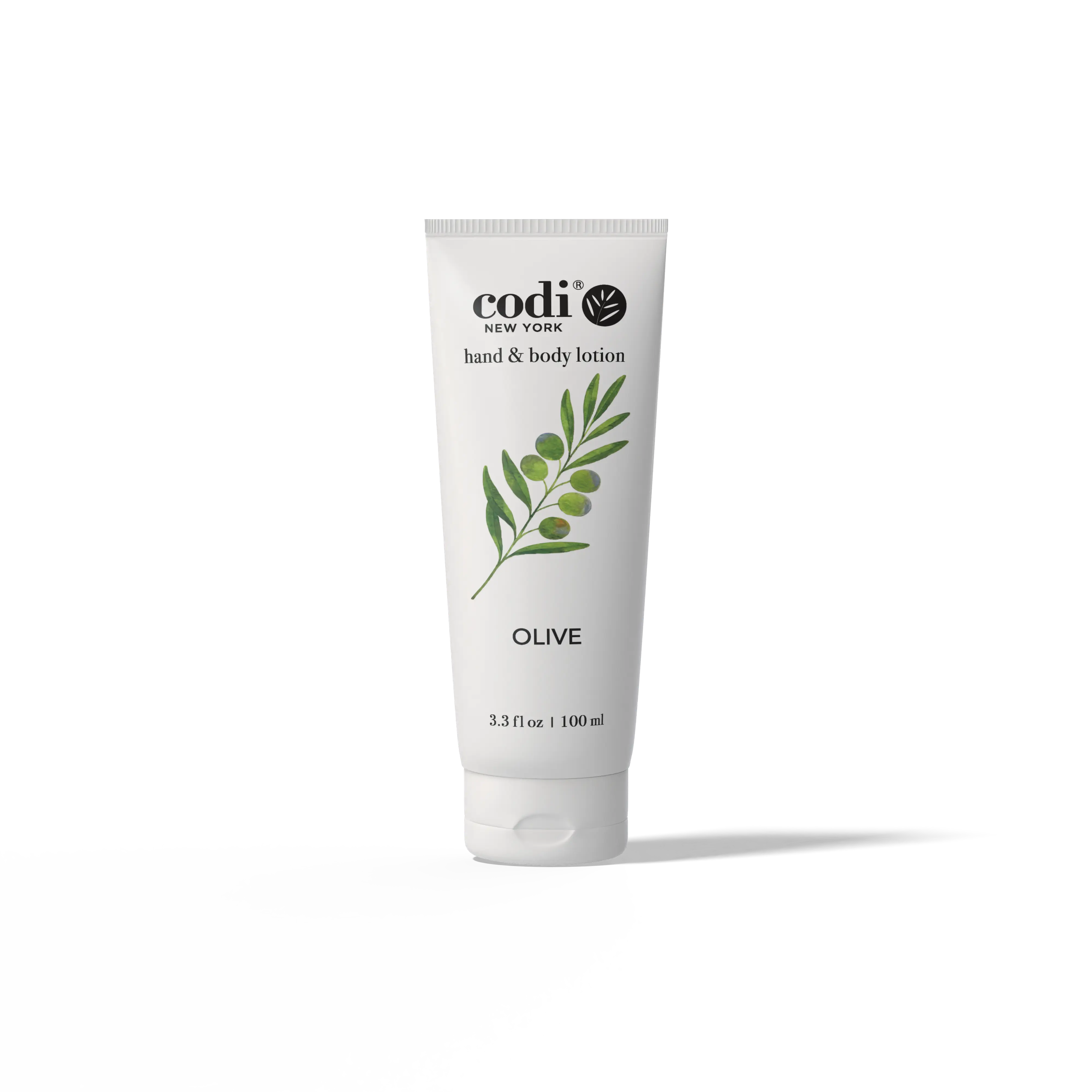 Codi Olive Hand & Body Moisturizer - 100mL Cherry-Scented Gentle Daily Lotion for All Skin Types, Deep Moisturizing Nourishing, Non-Greasy Smooth Bath & Body Care Product, Moisture, Botanical, Hydrating, Natural Extracts, Unisex, 0.0% Alcohol Body Lotions