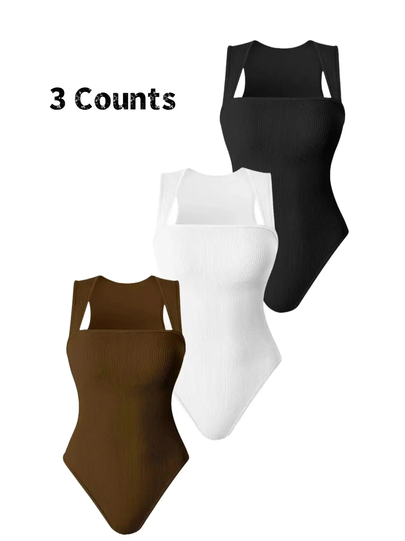 Women's Shapewear Bodysuit, Comfortable Soft Casual Style Tummy Control & Butt Lifting, Daily Wear Crop Compression Shirt, Knitted Slimming Fitness Underwear, Fabric, Piece
